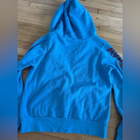 Aviator Nation Blue Zip Up Hoodie Sweatshirt Jacket Venice, CA - Picture 10 of 10